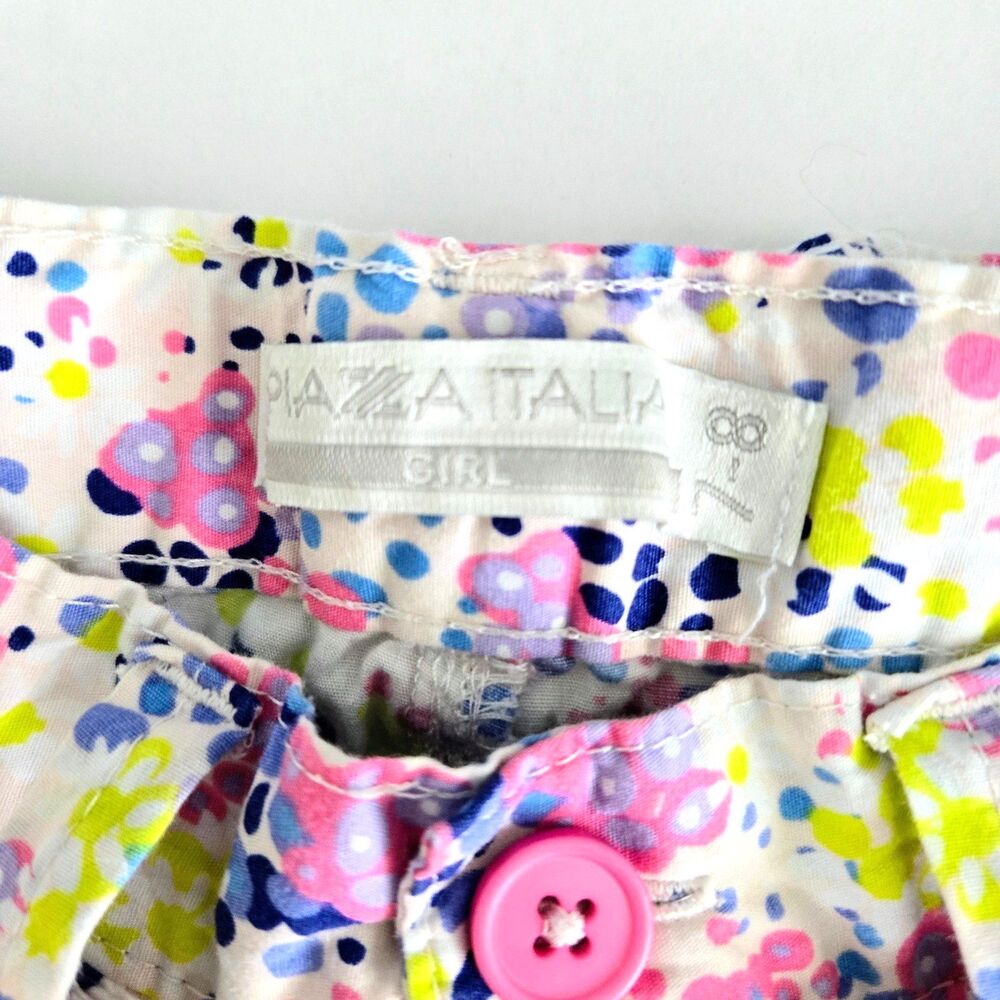 SET of CHILDREN PLACE & PIAZZA ITALIA Tee Shirt & Shorts Bundle Girl Size 7/8 M - Picture 6 of 7